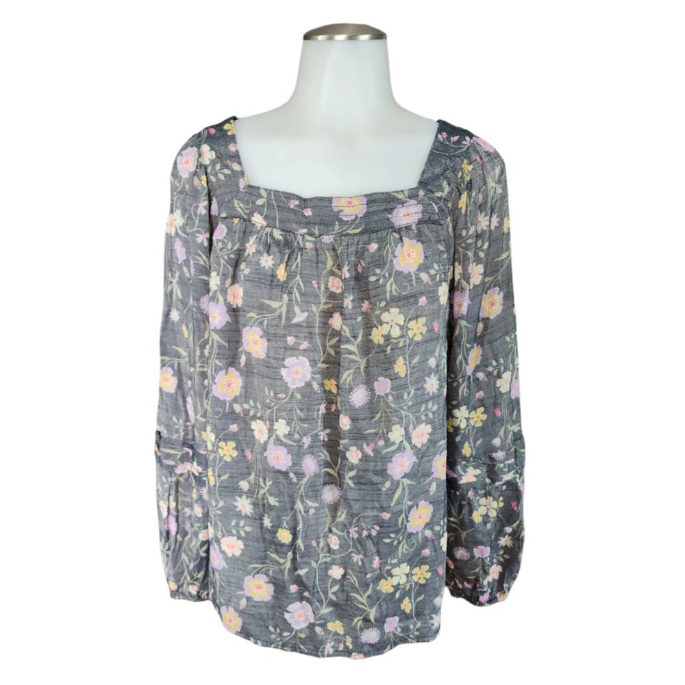 Lauren Conrad Love, Lauren Peasant Top - Picture 1 of 9